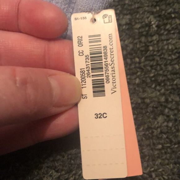 Victoria's Secret Terry Cloth Lavender Purple Underwire Bikini Size 32C & Small - Picture 3 of 7